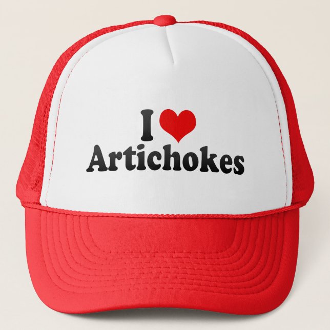 Casquette J'aime des artichauts (Devant)