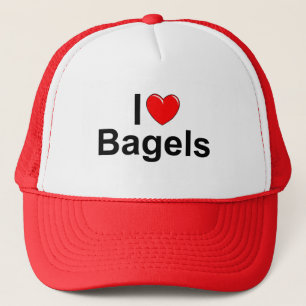 Casquette J'aime des bagels (de coeur)