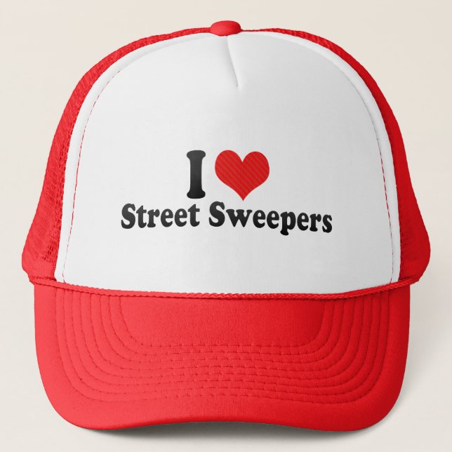 Casquette J'aime des balayeuses (Devant)