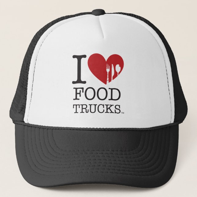 Casquette J'AIME des camions de nourriture (Devant)