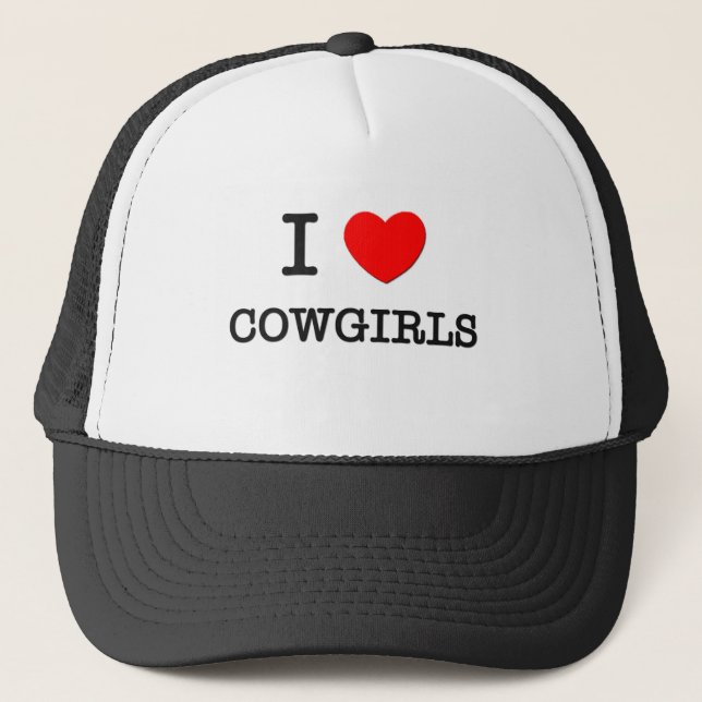Casquette J'aime des cow-girls (Devant)