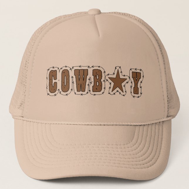 Casquette J'aime des cowboys occidentaux (Devant)