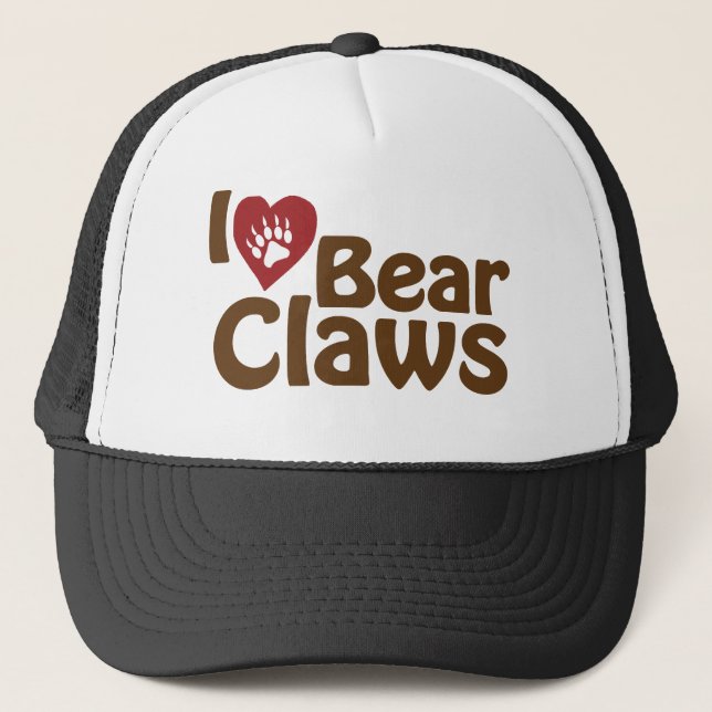 Casquette j'aime des griffes d'ours (Devant)