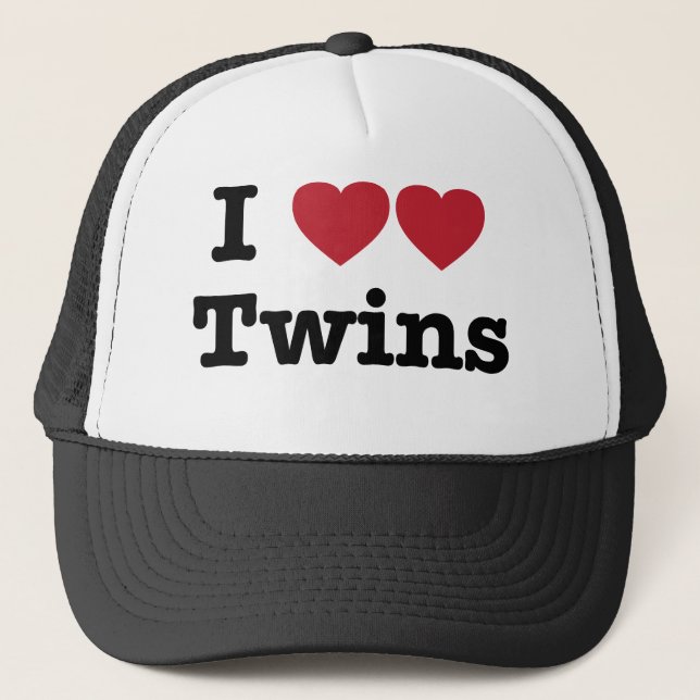 Casquette J'aime des jumeaux (Devant)