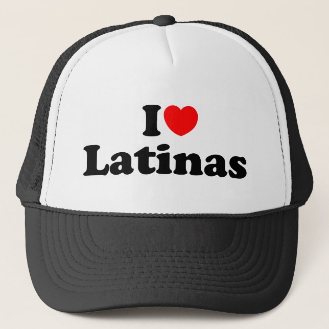 Casquette J'aime des latinas (Devant)
