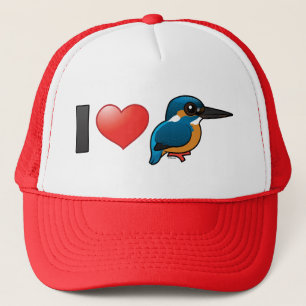 Casquette J'aime des martins-pêcheur