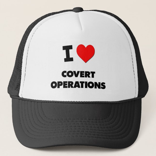 Casquette J'aime des opérations secrètes (Devant)