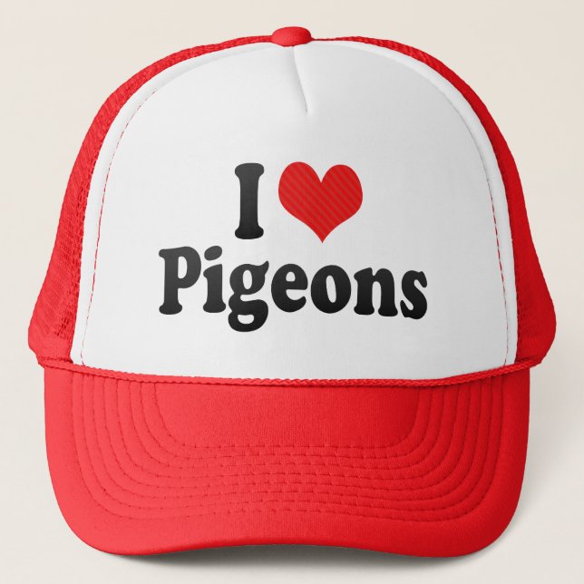 Casquette J'aime des pigeons (Devant)