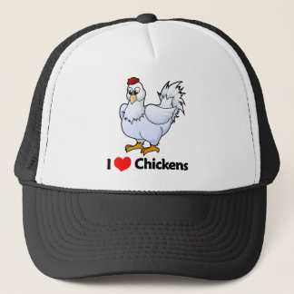 Casquette J'aime des poulets