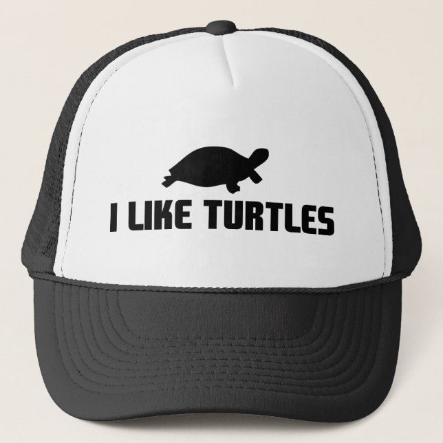 Casquette J'aime des tortues (Devant)