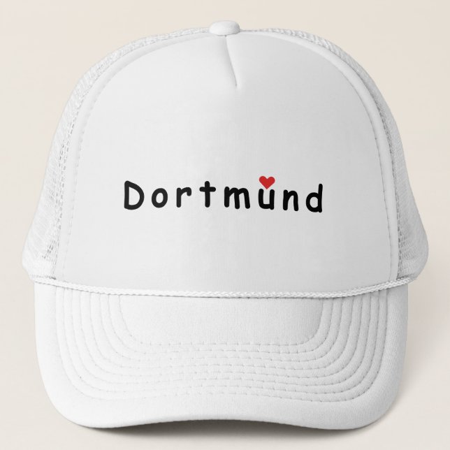 Casquette J'aime Dortmund Allemagne (Devant)