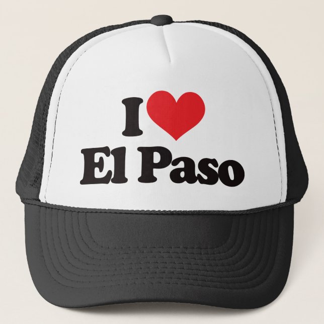 Casquette J'aime El Paso (Devant)