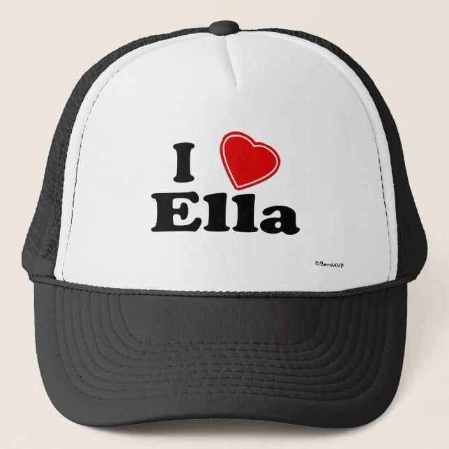Casquette J'aime Ella (Devant)