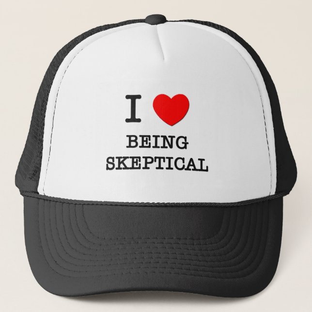 Casquette J'aime être sceptique (Devant)