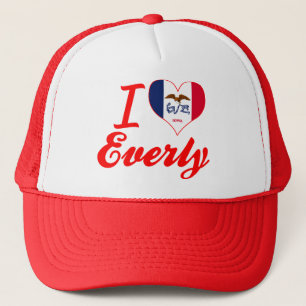 Casquette J'aime Everly, Iowa