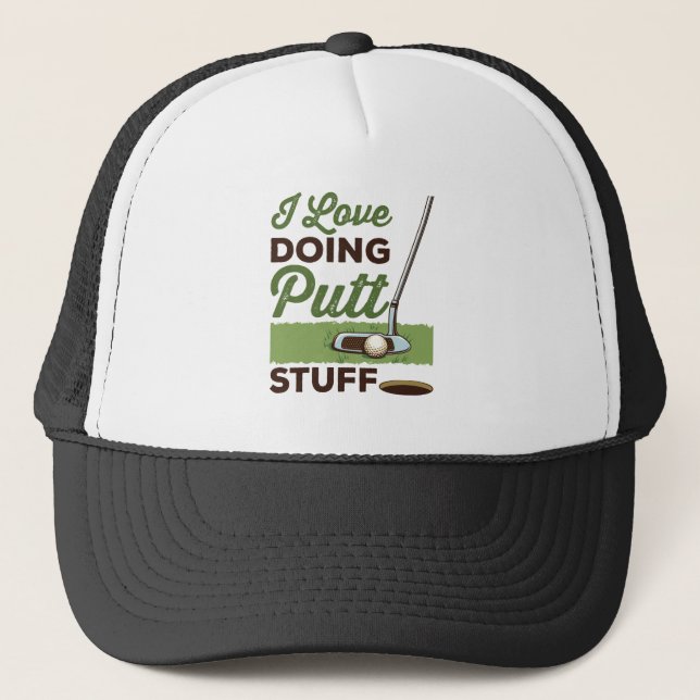 Casquette J'Aime Faire Putt Stuff Funny Golf Putting (Devant)