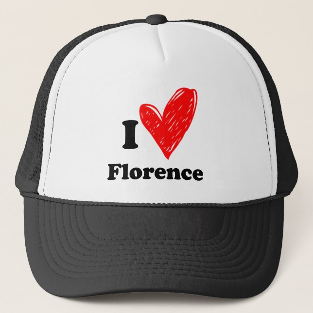 Casquette J'aime Florence (Devant)