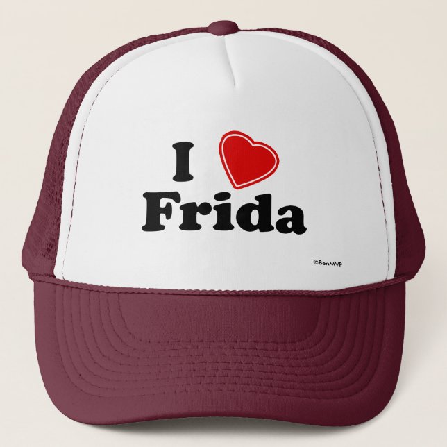 Casquette J'aime Frida (Devant)