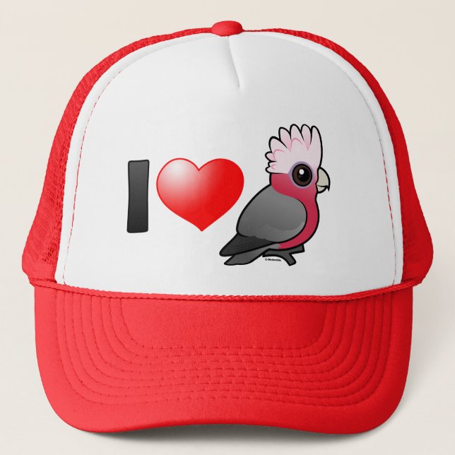 Casquette J'aime Galahs (la crête) (Devant)