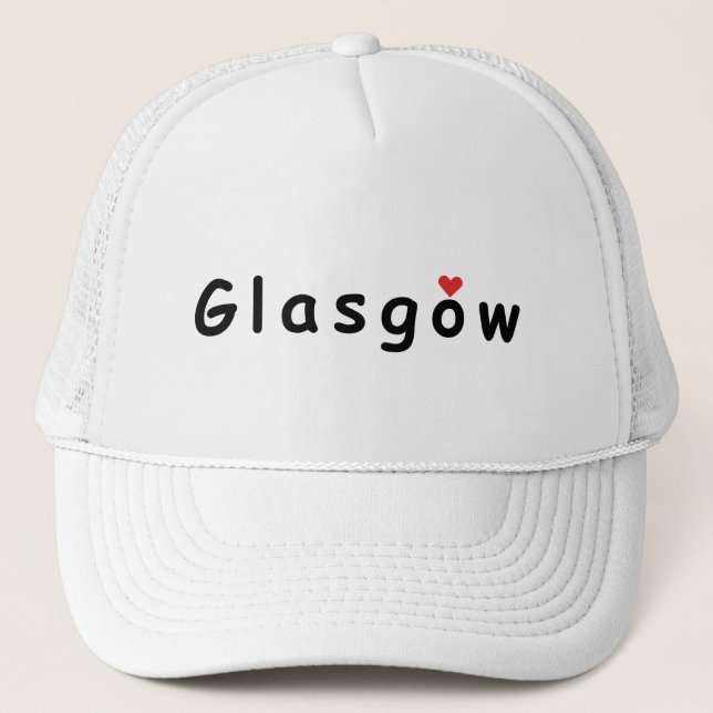 Casquette J'aime Glasgow (Devant)