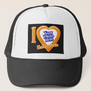 Casquette J'Aime Halloween Avec Votre Chapeau Photo Trucker