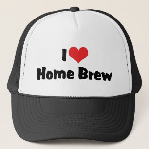 Casquette J'aime Heart Home Brew - Amateur de bière