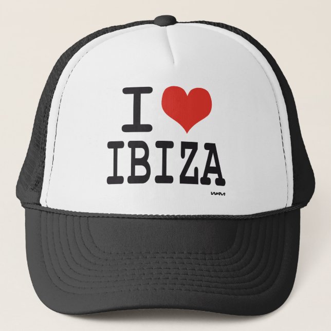 Casquette J'aime Ibiza (Devant)