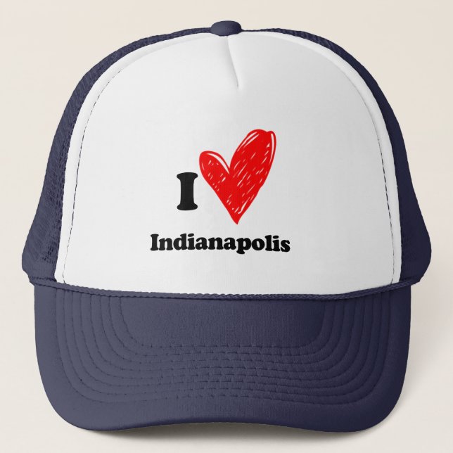 Casquette J'aime Indianapolis (Devant)