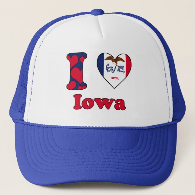 Casquette J'aime Iowa (Devant)