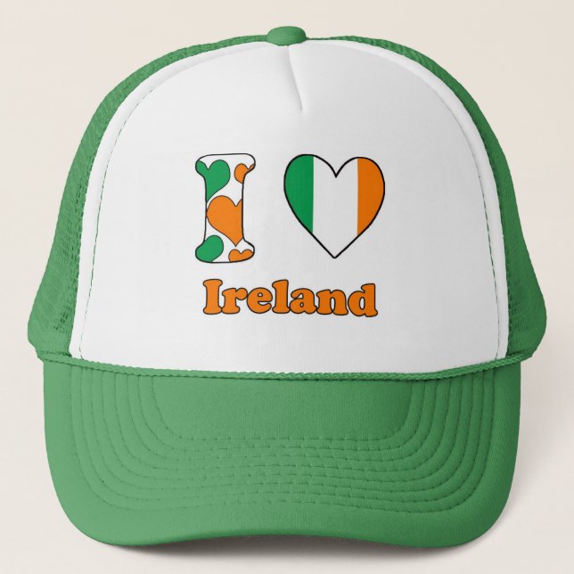 Casquette J'aime Irlande (Devant)