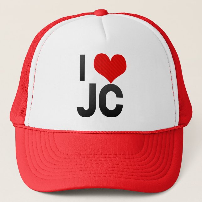 Casquette J'aime JC (Devant)