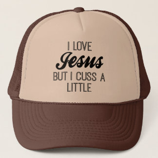 Casquette J'aime Jésus mais je jure