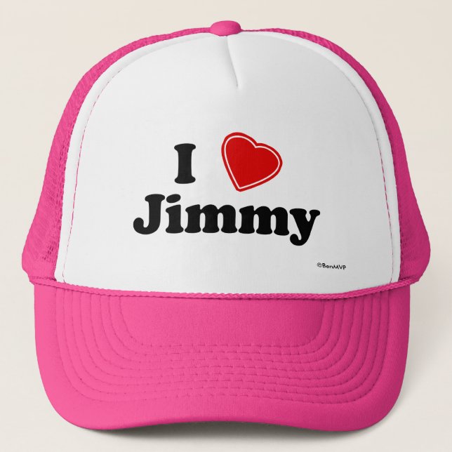 Casquette J'aime Jimmy (Devant)