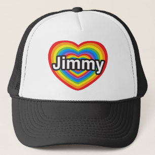 Casquette J'aime Jimmy. Je t'aime Jimmy. Coeur