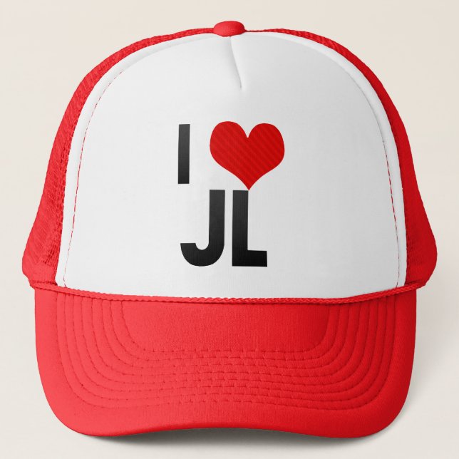 Casquette J'aime JL (Devant)