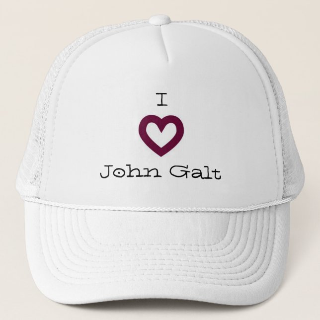 Casquette J'aime John Galt (Devant)