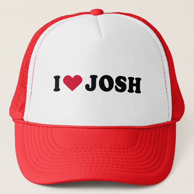 CASQUETTE J'AIME JOSH (Devant)