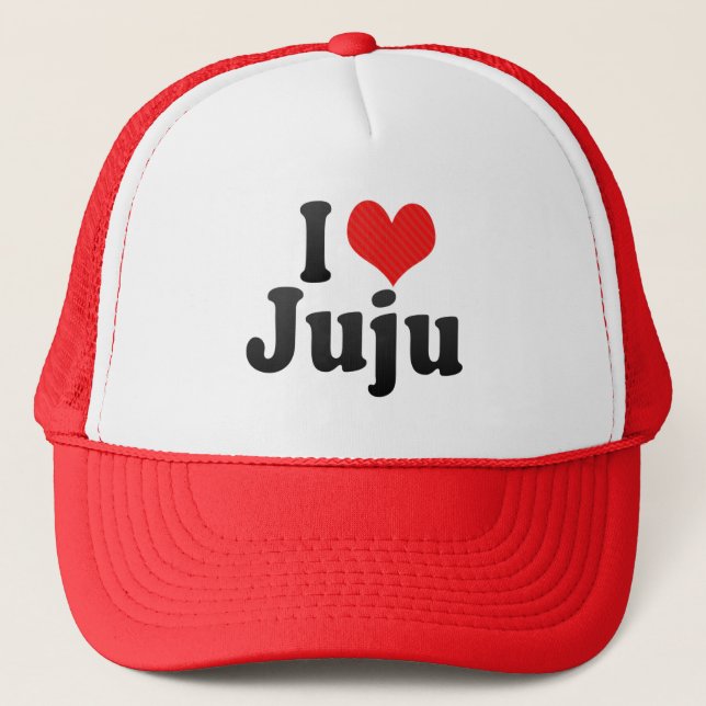 Casquette J'aime Juju (Devant)
