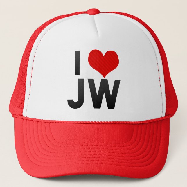 Casquette J'aime JW (Devant)