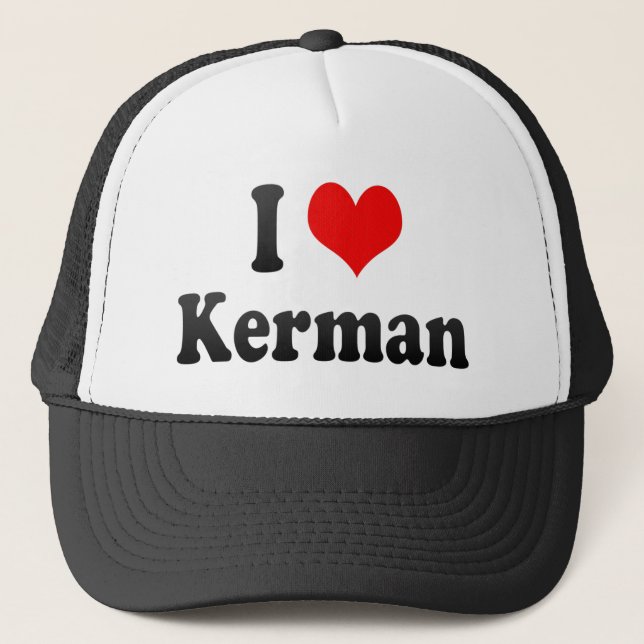 Casquette J'aime Kerman, Iran (Devant)