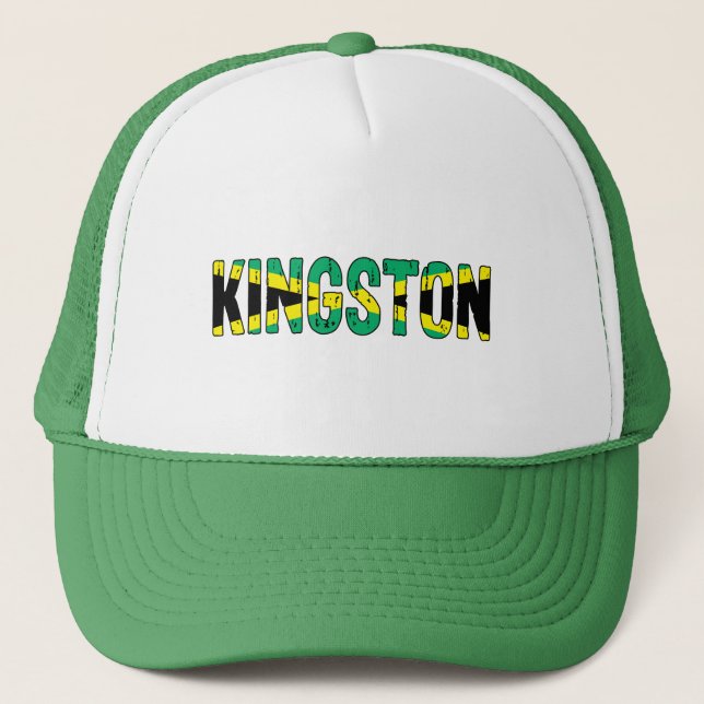 Casquette J'aime Kingston Jamaïque (Devant)