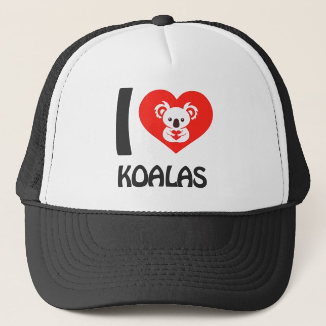 Casquette J'aime Koalas (Devant)