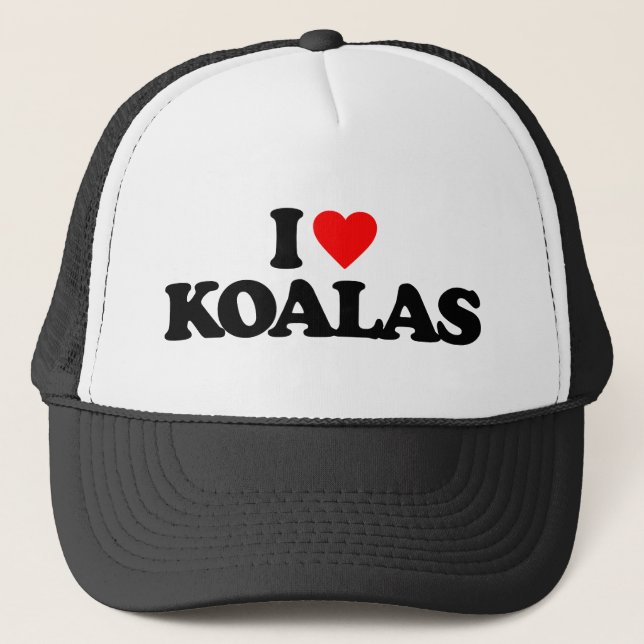 CASQUETTE J'AIME KOALAS (Devant)