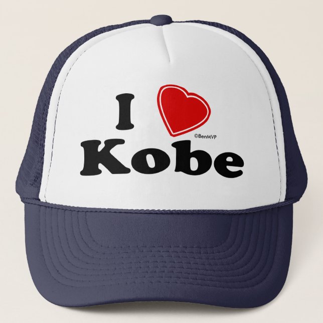 Casquette J'aime Kobe (Devant)