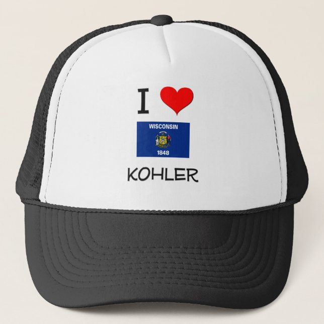 Casquette J'aime Kohler le Wisconsin (Devant)
