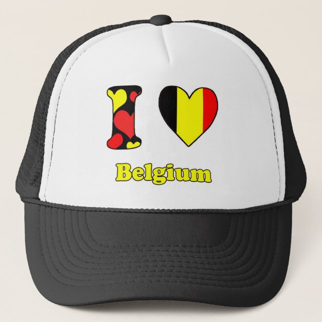 Casquette J'aime la Belgique (Devant)