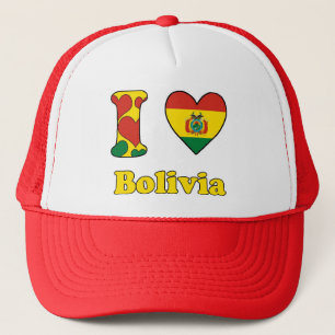 Casquette J'aime la Bolivie