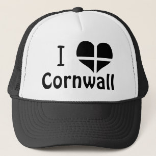 Casquette J'aime la conception de coeur de drapeau de St