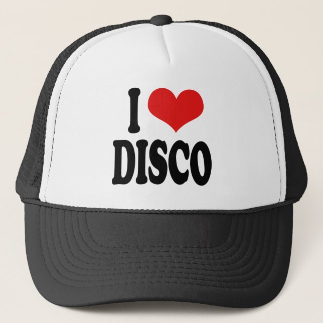 Casquette J'aime la disco (Devant)