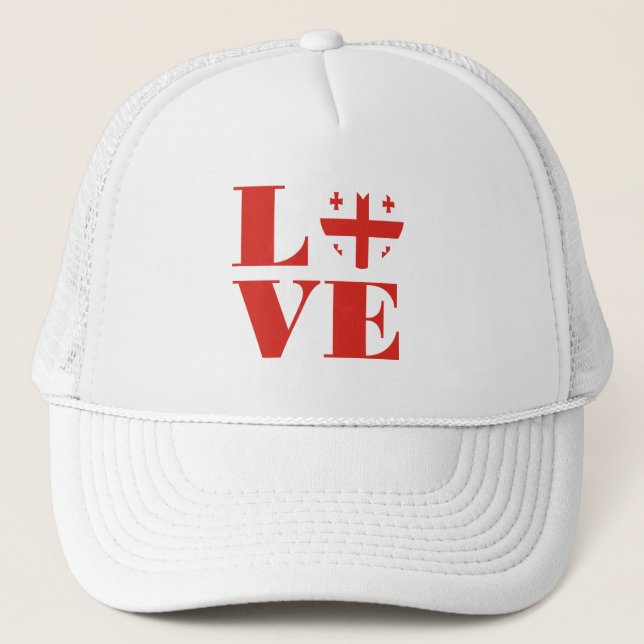 Casquette J'aime la Géorgie (Devant)